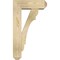 Ekena Millwork Olympic Craftsman Rough Sawn Bracket w/ Offset Brace, Douglas Fir, 6"W x 16"D x 28"H BKT0604X16X28OLY04RDF - alternate 2